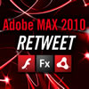 Adobe MAX 2010 RETWEET - Show Logo