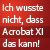 Ich wusste nicht, dass Acrobat XI das kann! - Show Logo