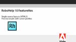 ROBOHELP 10: Single source layout - view with screen profiles